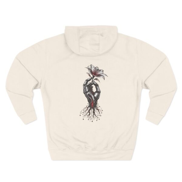 5655664770586348861_2048.jpeg Bloom Beyond Ruin Gothic Heart Graphic Fleece Hoodie by VX MERCH