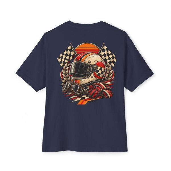 5743649801613135516_2048.jpeg Track Legend Vintage Boxy Tee – Oversized Racing Graphic T-Shirt