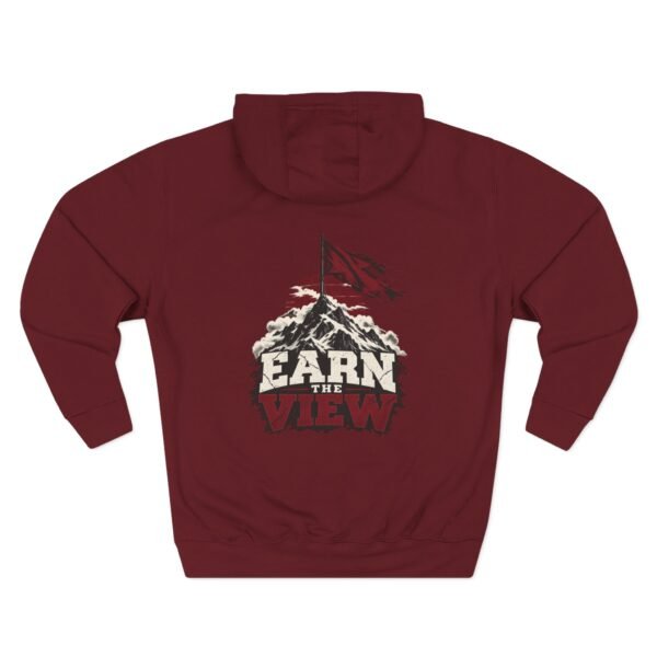 5758990179092160256_2048.jpeg Earn the View Motivational Mountain Graphic Fleece Hoodie by VX MERCH