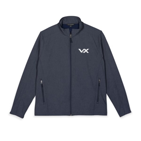 Embroidered VX Logo Soft Shell Jacket by VX MERCH