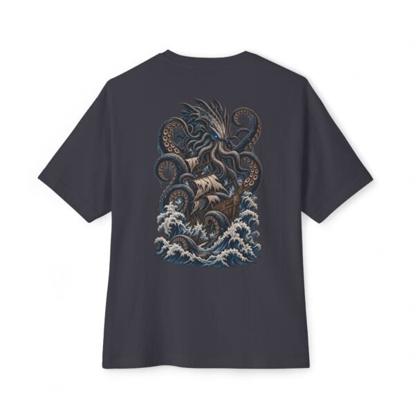 5887487271017577232_2048.jpeg Abyss Leviathan — Oversized Black Kraken Graphic Tee by VX MERCH