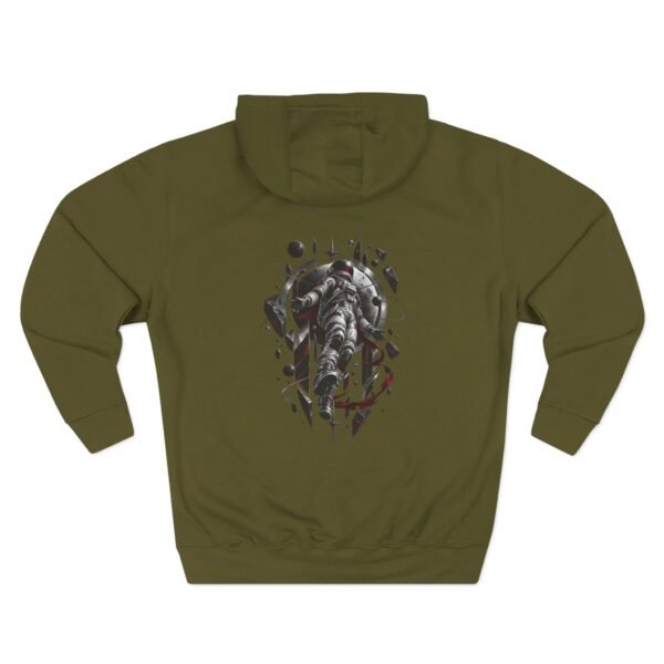 Lost Beyond Orbit Astronaut Graphic Fleece Hoodie by VX MERCH