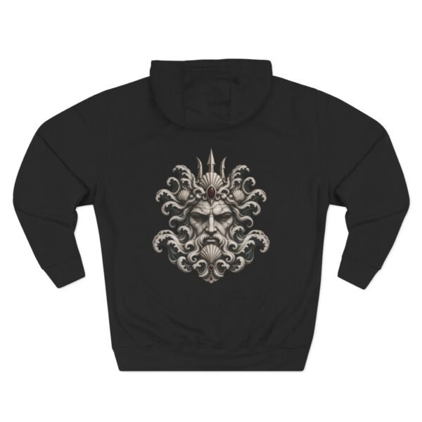 6169117736963953086_2048.jpeg Ancient Sea God Mythology Graphic Fleece Hoodie by VX MERCH