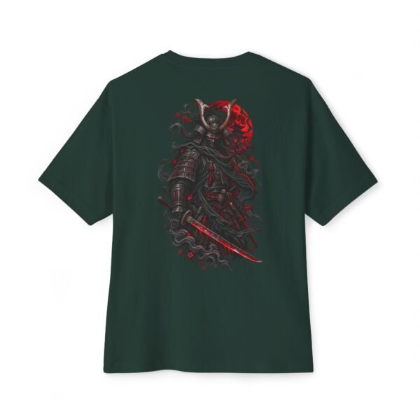 6243621409748517697_2048.jpeg Crimson Ronin Boxy Tee — Oversized Black Samurai Graphic T-Shirt by VX MERCH