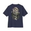 Moonlit Wilderness Boxy Tee – Oversized Mountain Forest Nature Graphic T-Shirt  Description by VX MERCH