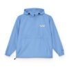 Packable Orange Anorak Jacket – Lightweight Hooded Windbreaker with Subtle VX Logo by VX MERCH
