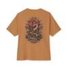 Desert Viper Vintage Boxy Tee – Oversized Snake Graphic T-Shirt