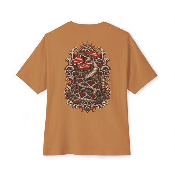 Desert Viper Vintage Boxy Tee – Oversized Snake Graphic T-Shirt