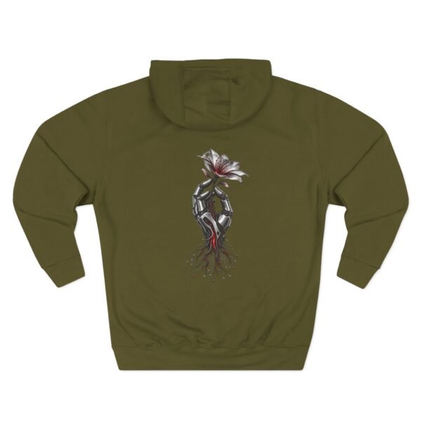 6913000622401918789_2048.jpeg Bloom Beyond Ruin Gothic Heart Graphic Fleece Hoodie by VX MERCH