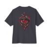 7026768899079967157_2048.jpeg Sentinel Eye — Oversized Black Red Cyber Graphic Tee by VX MERCH