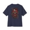 7027759414974127076_2048.jpeg Hellbound Chains — Oversized Black Demon Skull Graphic Tee by VX MERCH