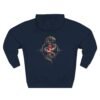 7088928489435199637_2048.jpeg Crimson Coil Gothic Serpent Graphic Fleece Hoodie by VX MERCH