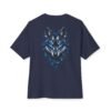 709394840362440637_2048.jpeg Lunar Wolf — Oversized Black Electric Blue Wolf Graphic Tee by VX MERCH