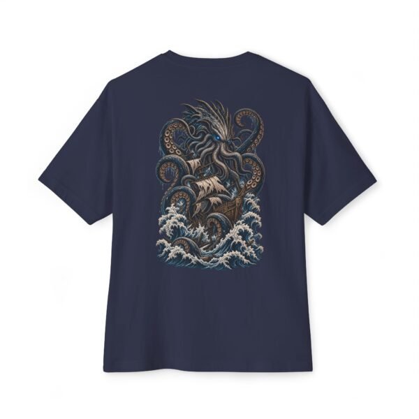 7256732557974613153_2048.jpeg Abyss Leviathan — Oversized Black Kraken Graphic Tee by VX MERCH