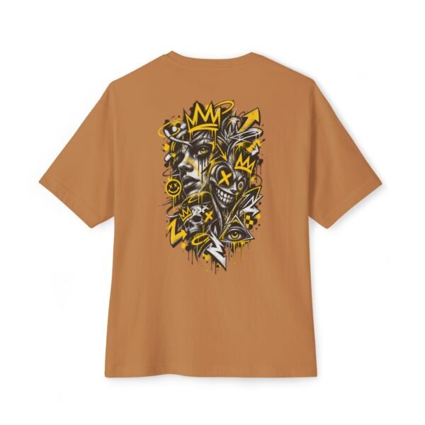 7289171423524773912_2048.jpeg Urban Chaos Boxy Tee – Oversized Graffiti Streetwear Graphic T-Shirt