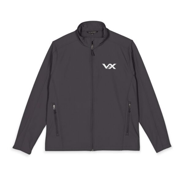 Embroidered VX Logo Soft Shell Jacket by VX MERCH