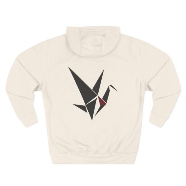 Fractured Instinct Geometric Fox Graphic Fleece Hoodie by VX MERCH