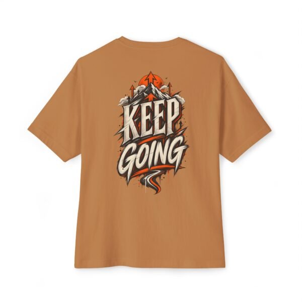 Keep Going Motivation Oversized Graphic Tee by VX MERCH