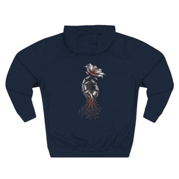 8088371900581329294_2048.jpeg Bloom Beyond Ruin Gothic Heart Graphic Fleece Hoodie by VX MERCH