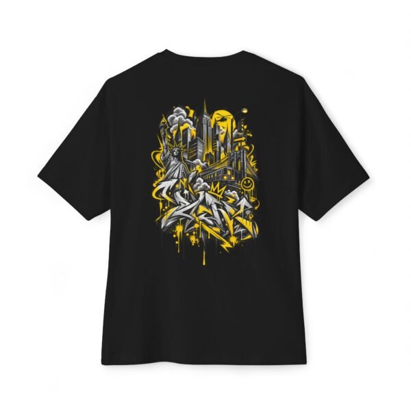 Concrete Rise Boxy Tee – Oversized Urban Graffiti Graphic T-Shirt
