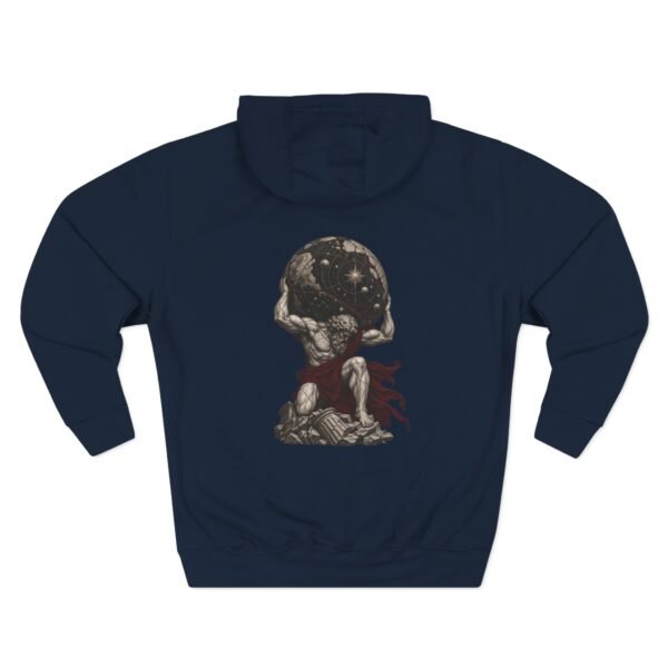 832532503822325218_2048.jpeg Atlas Burden Mythology Graphic Fleece Hoodie by VX MERCH