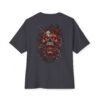 845884860722732059_2048.jpeg Hellbound Chains — Oversized Black Demon Skull Graphic Tee by VX MERCH