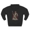 8462228288942377131_2048.jpeg Warrior Spirit Mythology Graphic Fleece Hoodie by VX MERCH