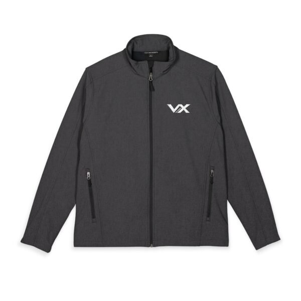 Embroidered VX Logo Soft Shell Jacket by VX MERCH