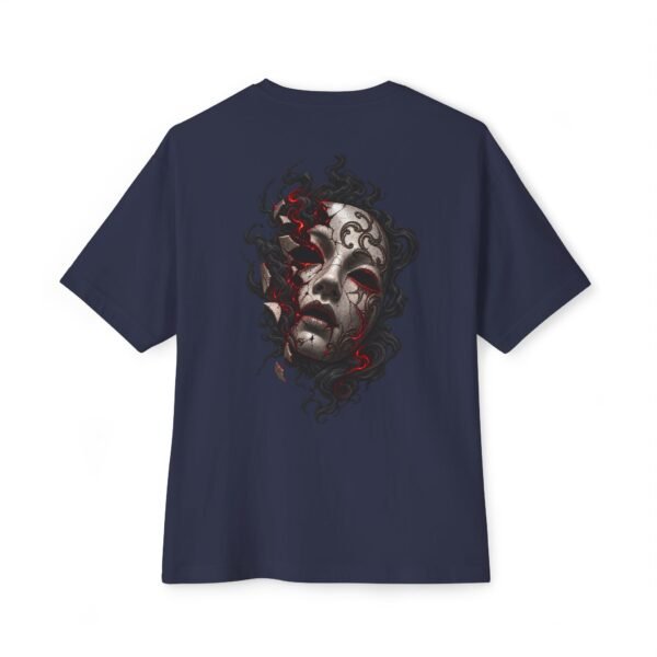 8956673334662815359_2048.jpeg Crimson Oracle Boxy Tee — Oversized Black Dark Graphic T-Shirt by VX MERCH