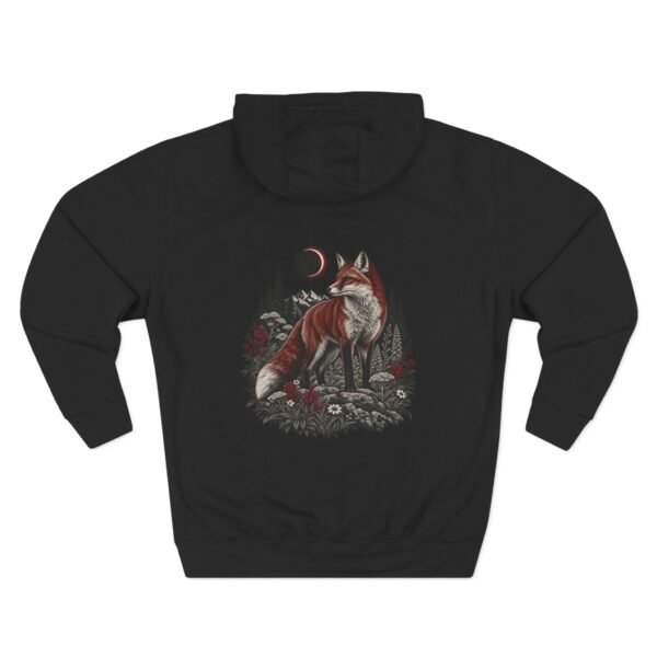 Crimson Moon Fox Hoodie — Nature Streetwear by VX MERCH