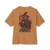Last Spartan — Oversized Black Ancient Warrior Graphic Tee by VX MERCH