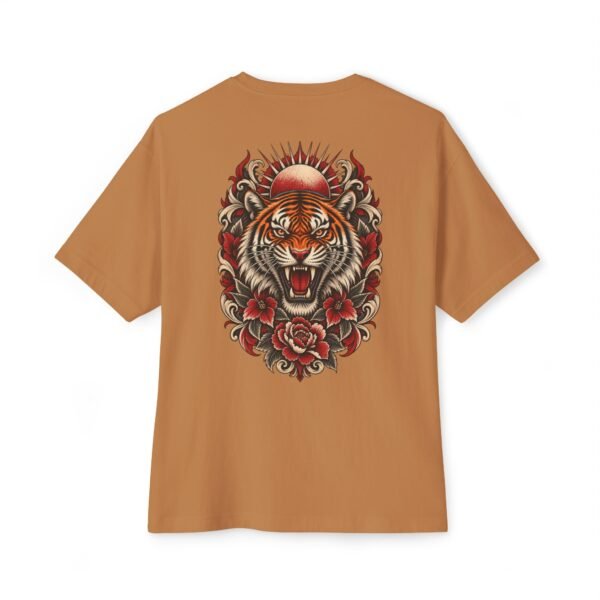 Wild Roar Vintage Boxy Tee – Oversized Tiger Graphic T-Shirt