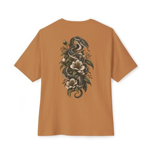 9485623507005567557_2048.jpeg Serpent Bloom Nature Oversized Graphic Tee by VX MERCH
