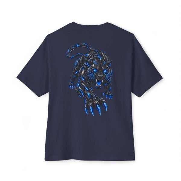 9562962798531307218_2048.jpeg Apex Instinct — Oversized Black Electric Panther Graphic Tee by VX MERCH
