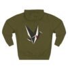 Fractured Instinct Geometric Fox Graphic Fleece Hoodie by VX MERCH