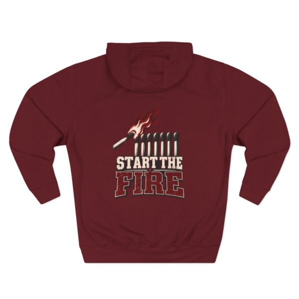 9820560458151340096_2048.jpeg Start the Fire Motivational Graphic Fleece Hoodie by VX MERCH