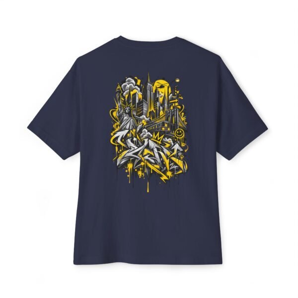Concrete Rise Boxy Tee – Oversized Urban Graffiti Graphic T-Shirt