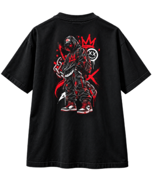 Shadow Rebel Boxy Tee – Oversized Urban Streetwear Graphic T-Shirt by VX MERCH