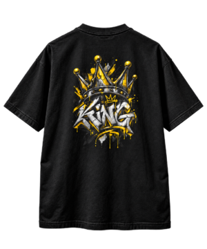 Street King Boxy Tee – Oversized Graffiti Graphic T-Shirt by VX MERCH