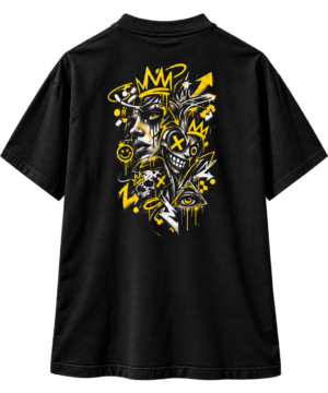 Urban Chaos Boxy Tee – Oversized Graffiti Streetwear Graphic T-Shirt by VX MERCH