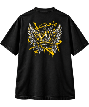 ChatGPT Image 20 sept. 2026, 14_06_38 (15) Royal Wings Boxy Tee – Oversized Crown Graffiti Streetwear T-Shirt by VX MERCH