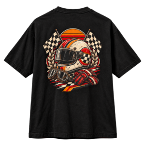Track Legend Vintage Boxy Tee – Oversized Racing Graphic T-Shirt by VX MERCH