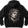 ChatGPT Image 26 sept. 2026, 09_20_16 Crowned in Silence Statue Graphic Fleece Hoodie by VX MERCH