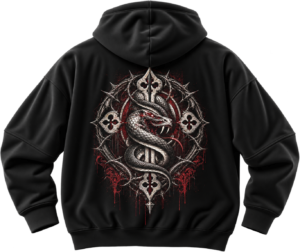 Forbidden Vision Mystic Eye Graphic Fleece Hoodie by VX MERCH