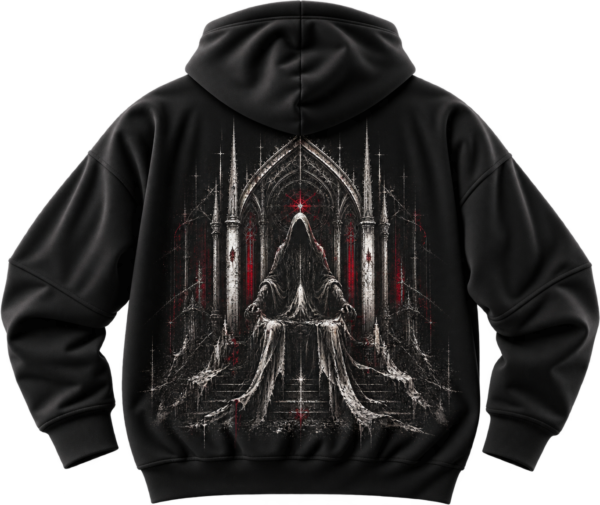 ChatGPT Image 26 sept. 2026, 09_45_41 Shadow Cathedral Gothic Graphic Fleece Hoodie by VX MERCH