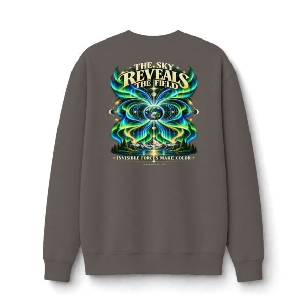 The Sky Reveals the Field Aurora Borealis Graphic Sweatshirt