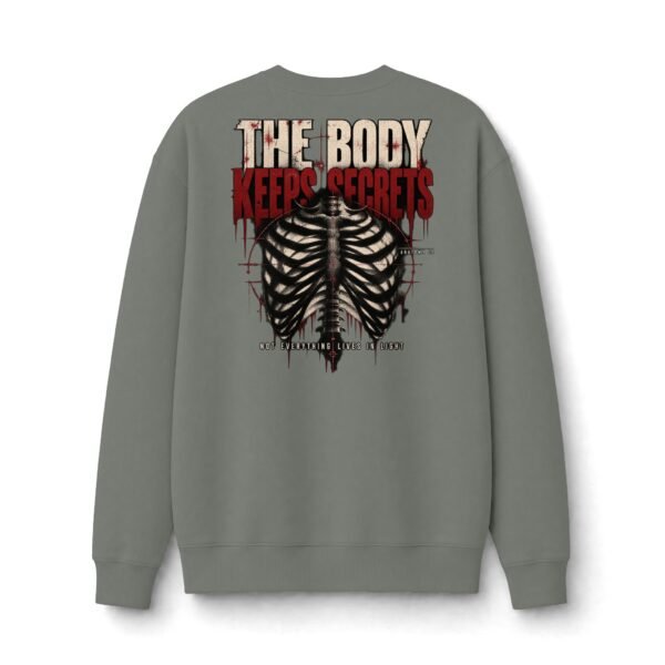The Body Keeps Secrets Anatomical Graphic Sweatshirt by VX MERCH