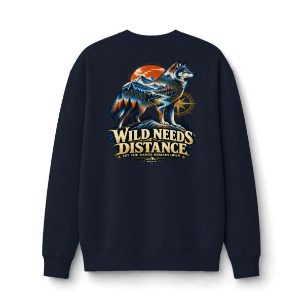 1206750895069616719_2048.jpeg Wild Needs Distance Wilderness Wolf Graphic Sweatshirt