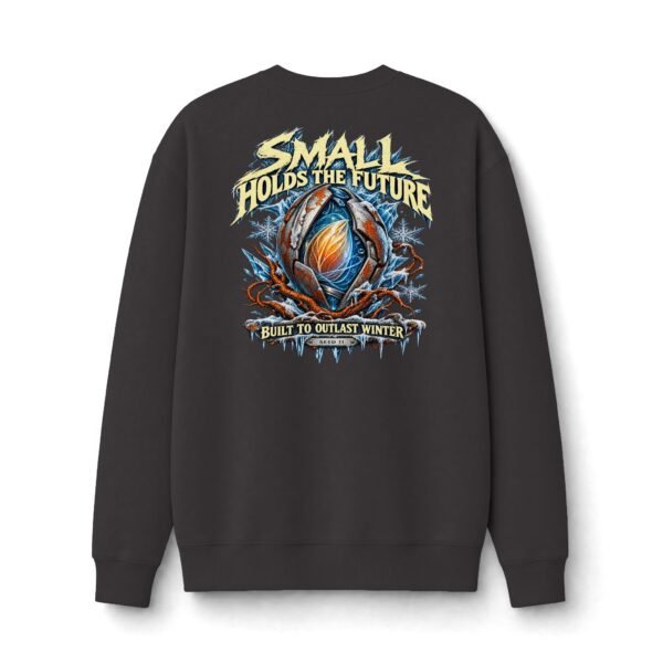Small Holds the Future Winter Nature Graphic Sweatshirt