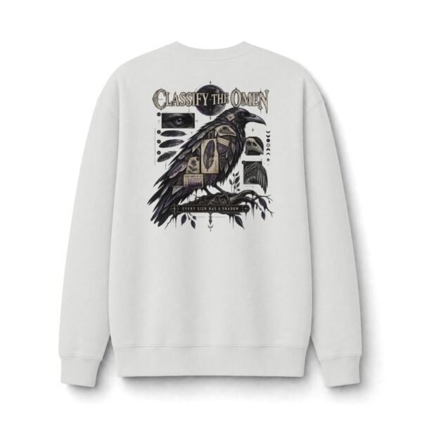 13762169945495006078_2048.jpeg Classify the Omen Occult Graphic Sweatshirt by VX MERCH